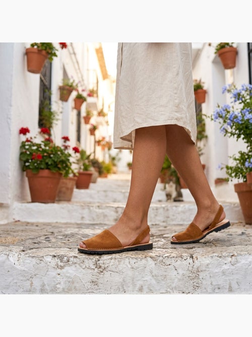 Sandalias Menorquinas Cuero Genuino España OZABI - Kiabi