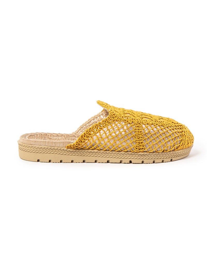 Sandalias mujer Brasileras suela goma Amarillo - Kiabi
