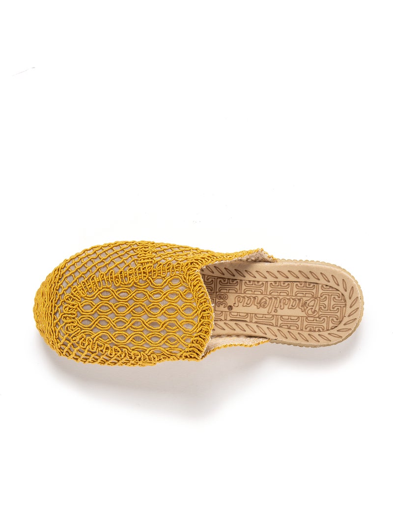 Sandalias mujer Brasileras suela goma Amarillo - Kiabi
