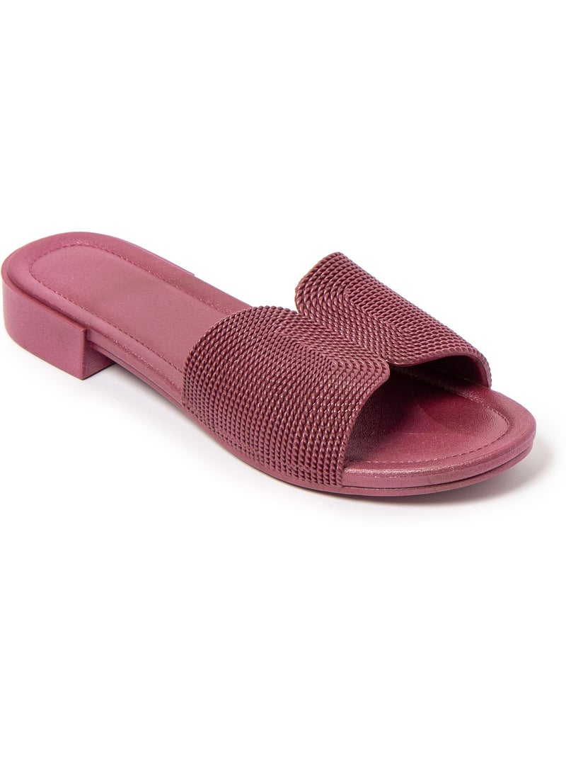 Sandalias mujer Brasileras suela goma Burdeos - Kiabi