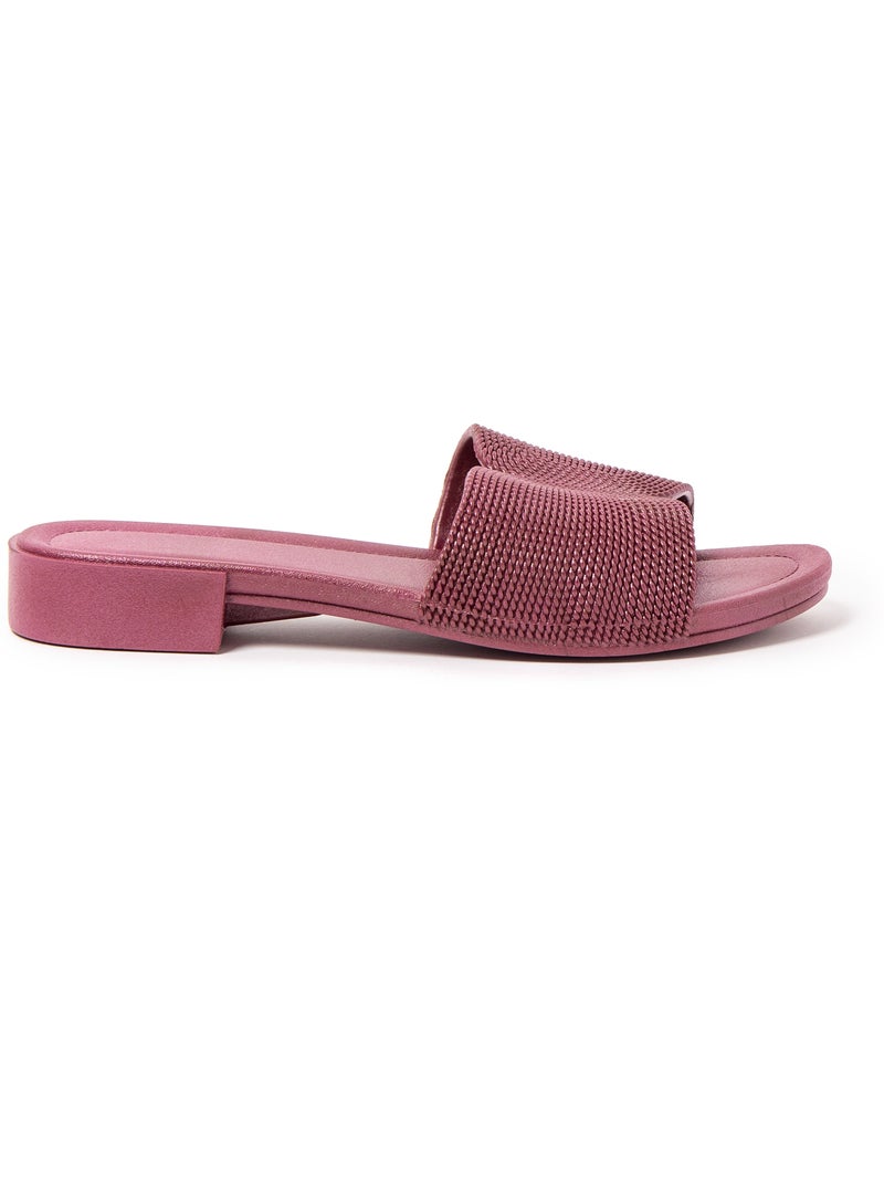 Sandalias mujer Brasileras suela goma Burdeos - Kiabi