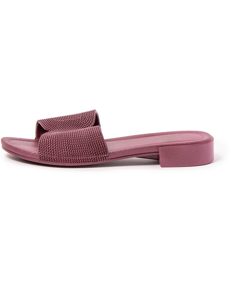 Sandalias mujer Brasileras suela goma Burdeos - Kiabi