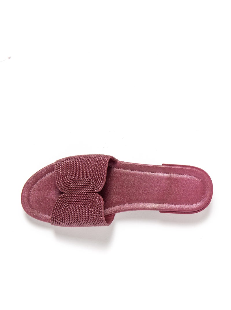 Sandalias mujer Brasileras suela goma Burdeos - Kiabi