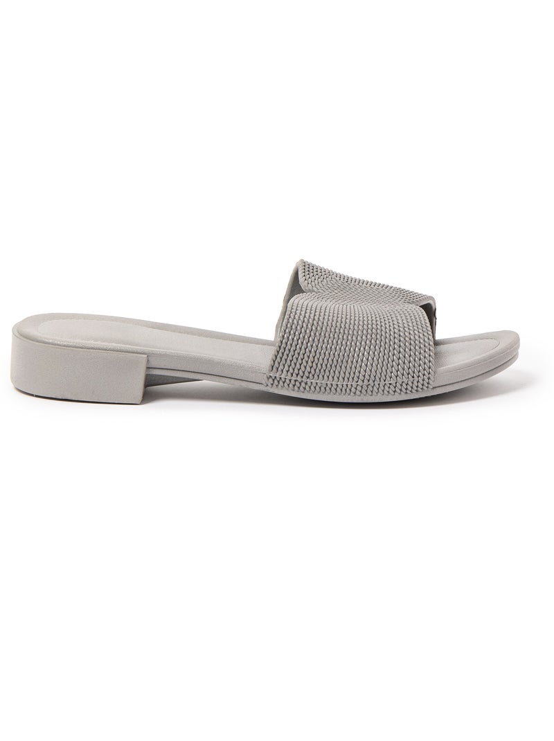 Sandalias mujer Brasileras suela goma Gris - Kiabi