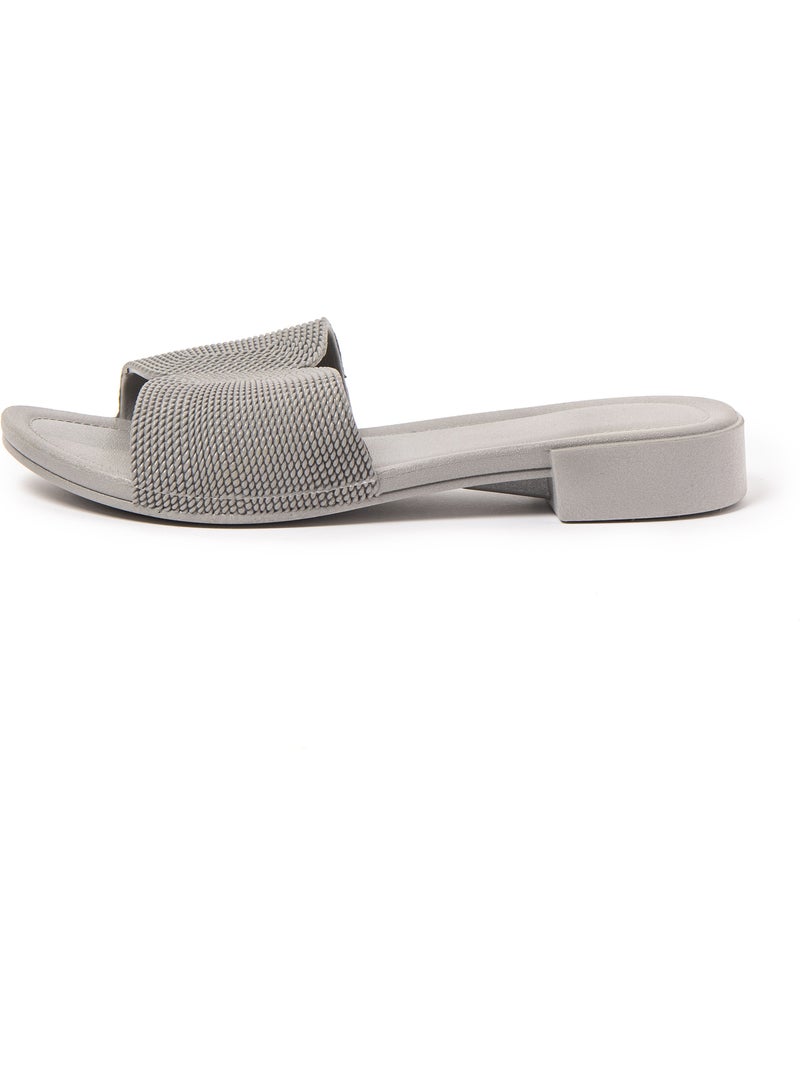 Sandalias mujer Brasileras suela goma Gris - Kiabi
