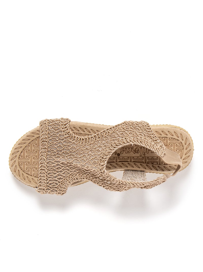 Sandalias mujer Brasileras suela goma Marrón - Kiabi
