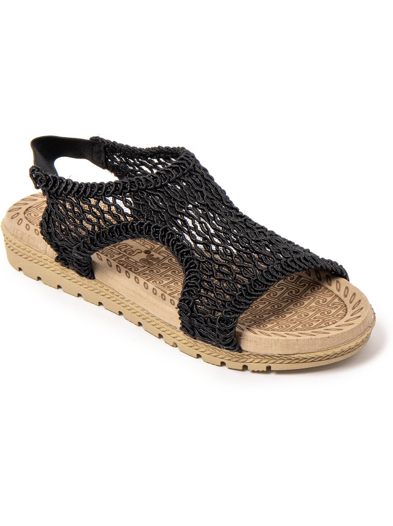 Sandalias mujer Brasileras suela goma Negro - Kiabi