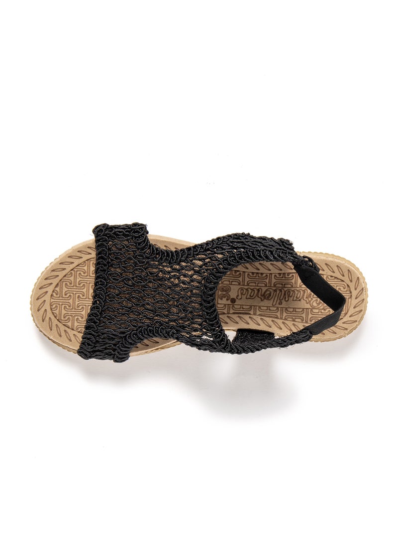 Sandalias mujer Brasileras suela goma Negro - Kiabi