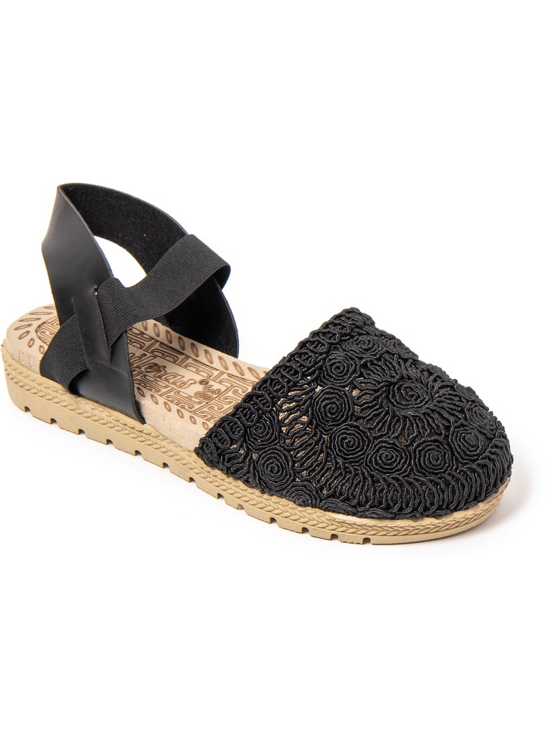 Sandalias mujer Brasileras suela goma Negro - Kiabi