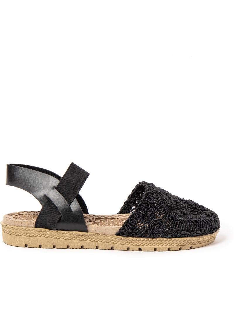 Sandalias mujer Brasileras suela goma Negro - Kiabi