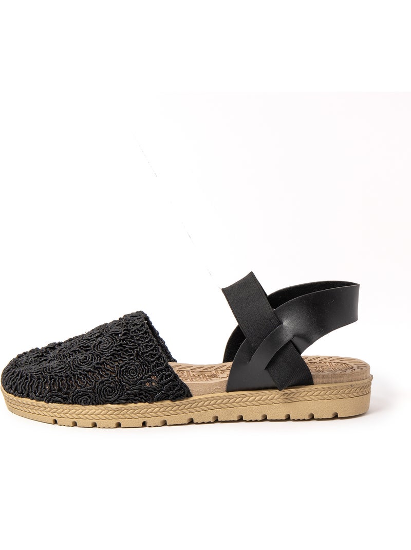 Sandalias mujer Brasileras suela goma Negro - Kiabi