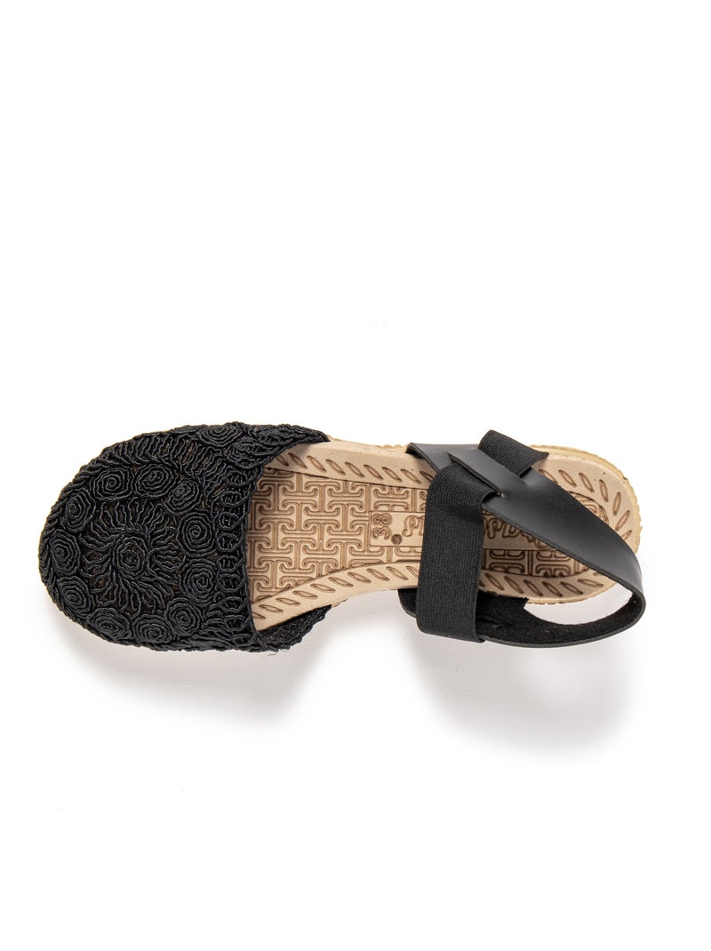 Sandalias mujer Brasileras suela goma Negro - Kiabi