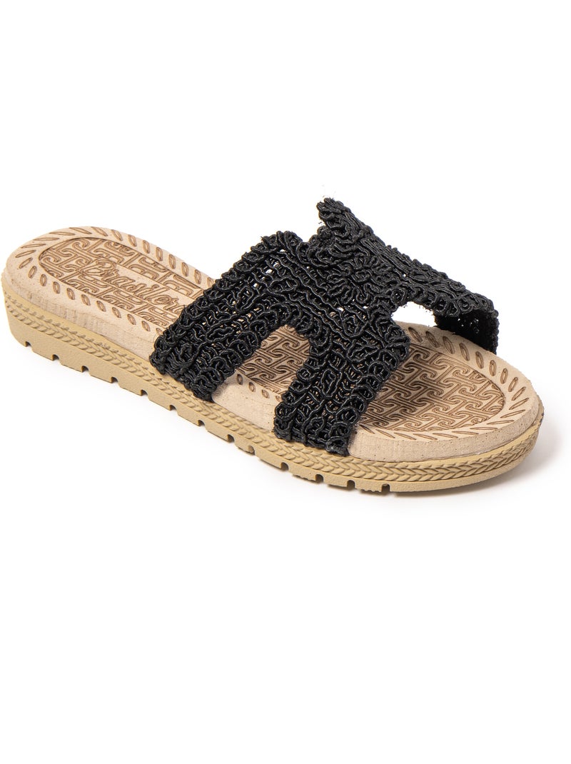 Sandalias mujer Brasileras suela goma Negro - Kiabi