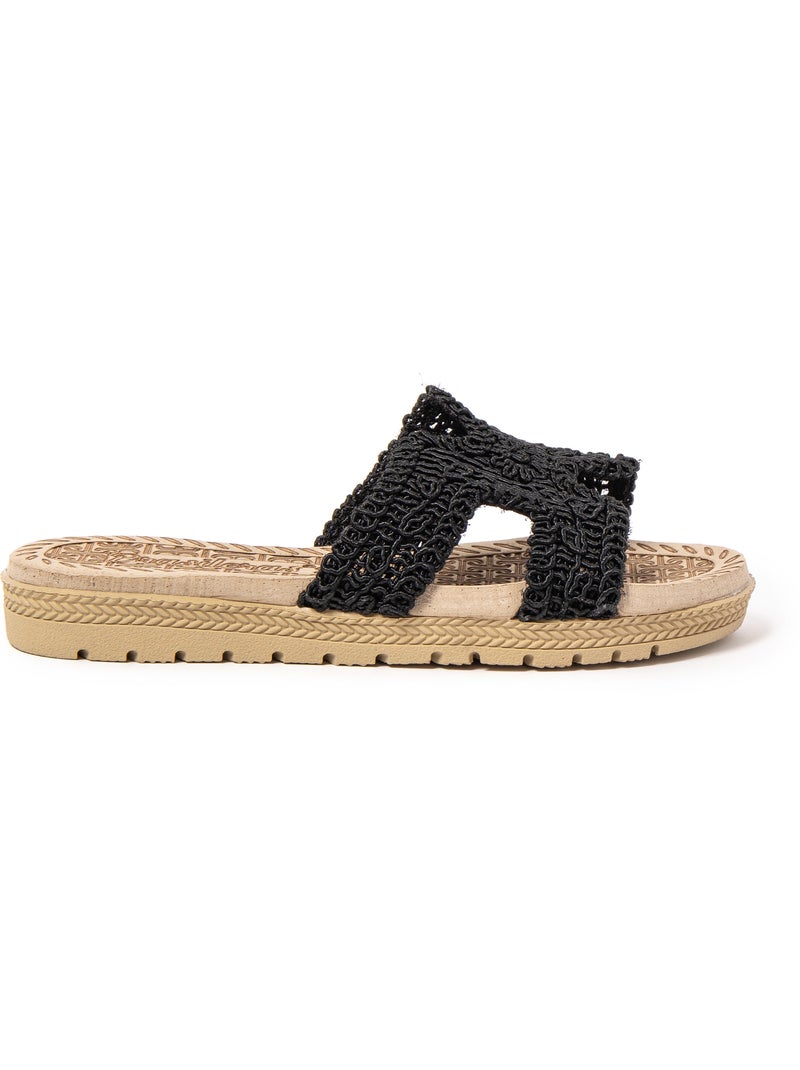 Sandalias mujer Brasileras suela goma Negro - Kiabi
