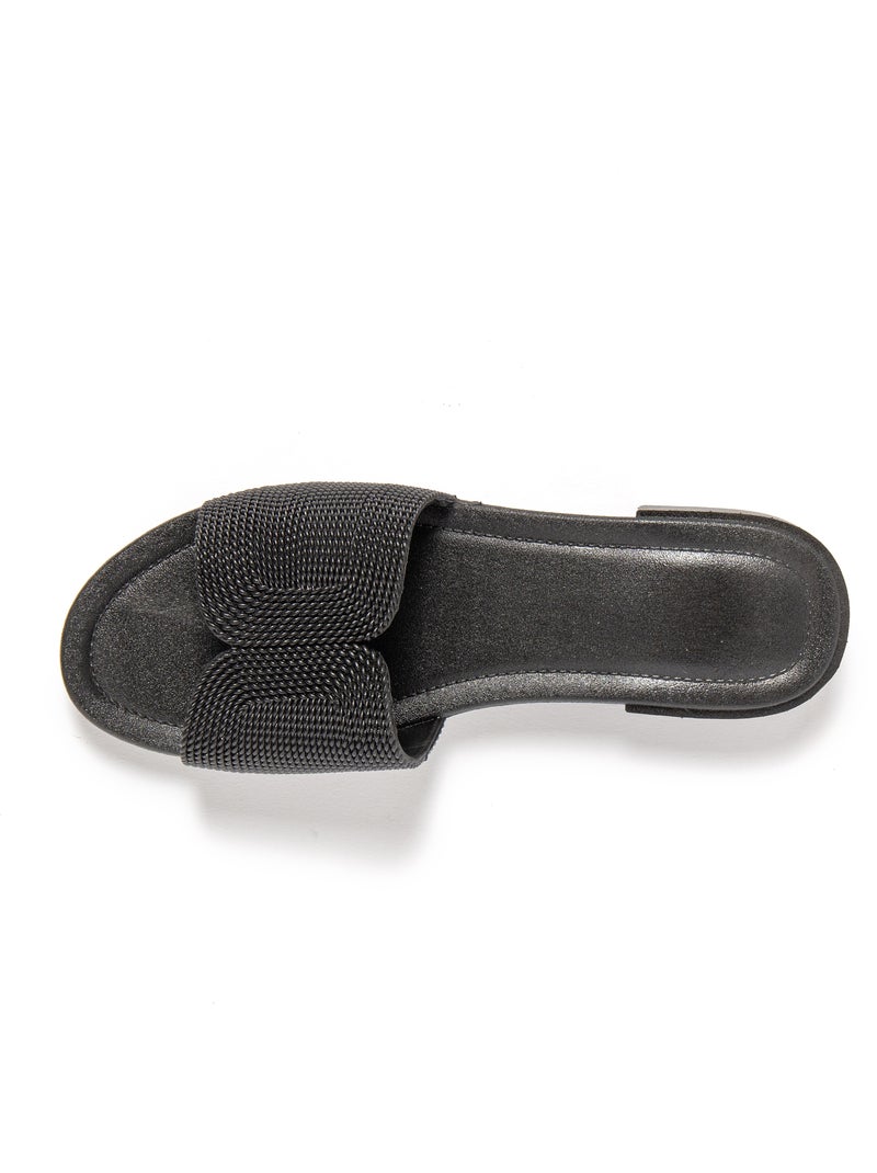 Sandalias mujer Brasileras suela goma Negro - Kiabi