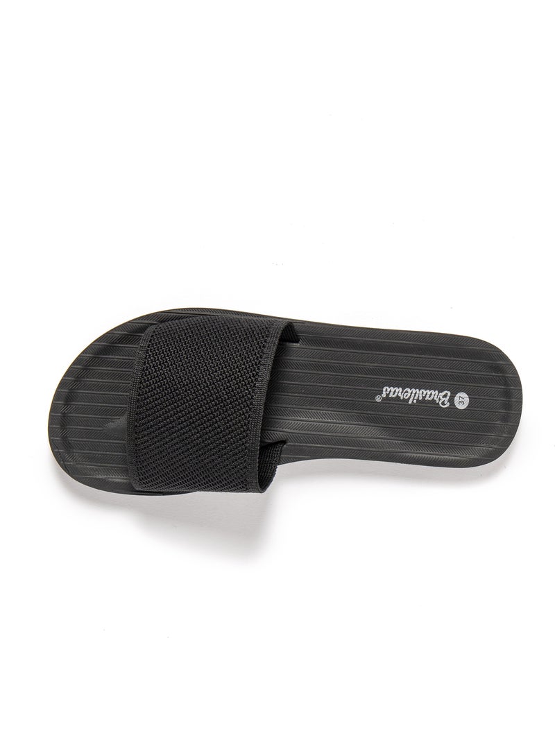 Sandalias mujer Brasileras suela goma Negro - Kiabi