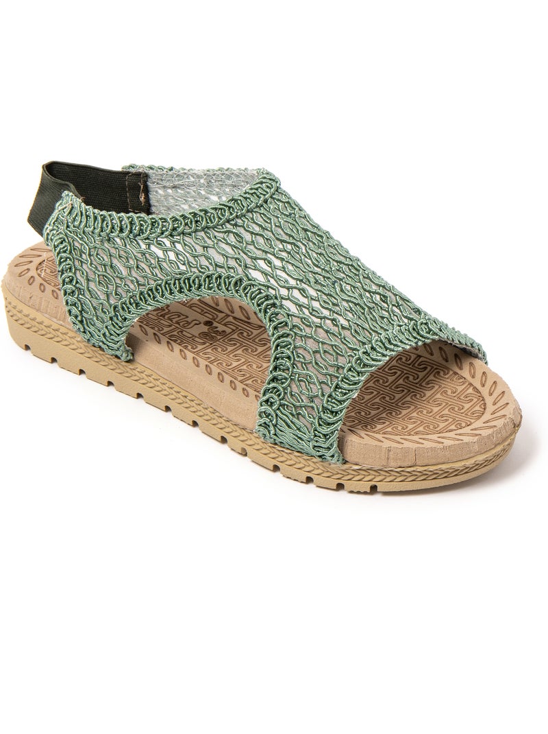 Sandalias mujer Brasileras suela goma Verde - Kiabi