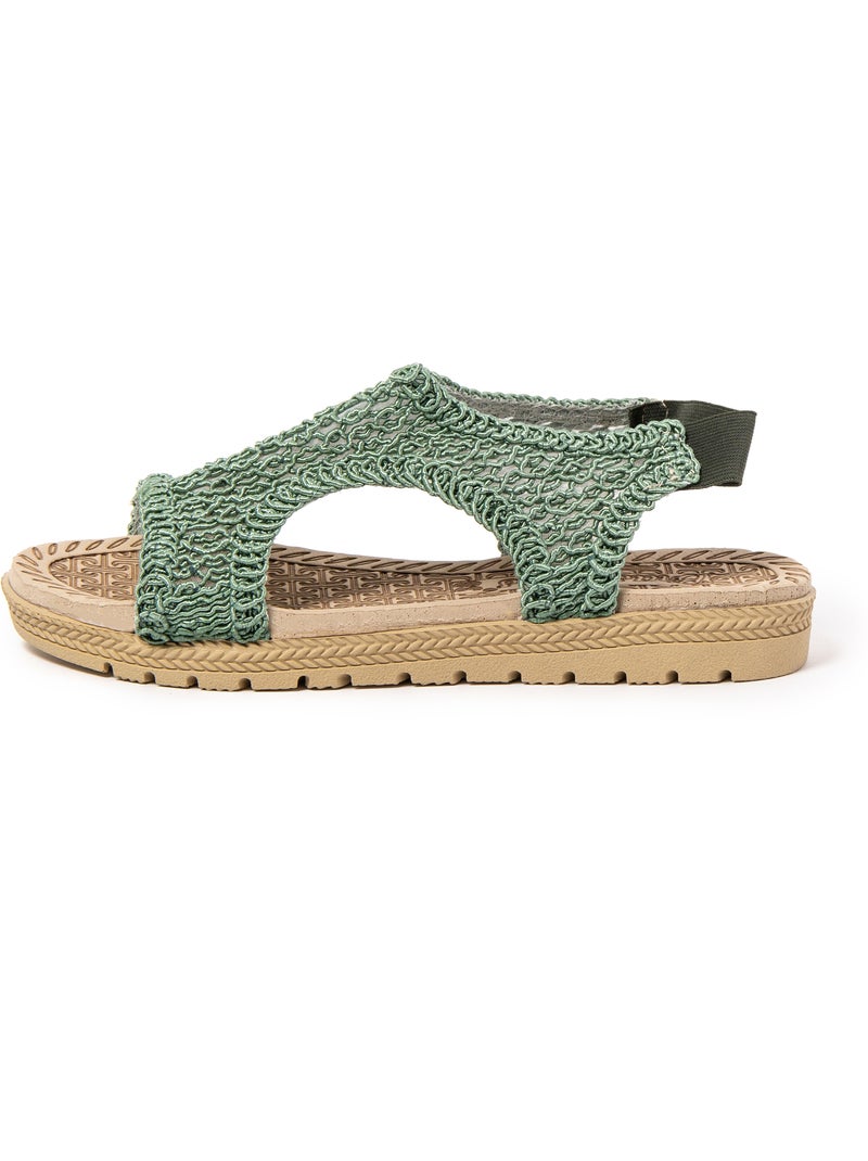Sandalias mujer Brasileras suela goma Verde - Kiabi