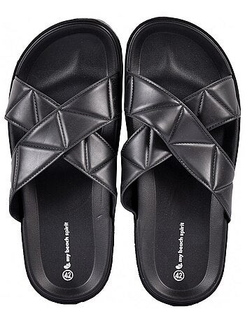 Sandalias Mulas Cruzadas