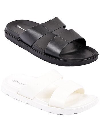 Sandalias Mules CRUZADAS Pack de 2