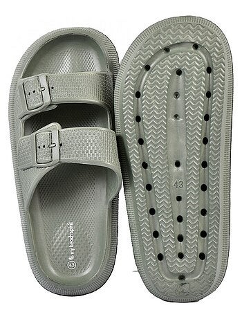 Sandalias mules EVA con hebilla