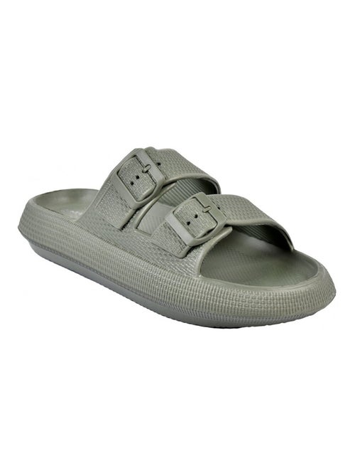 Sandalias mules EVA con hebilla - Kiabi