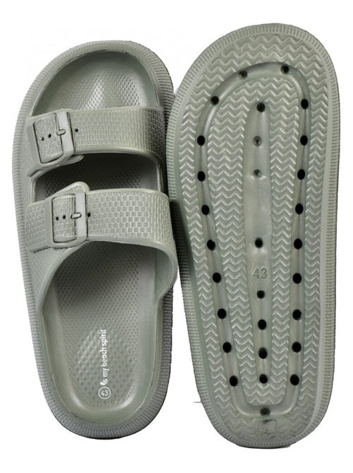 Sandalias mules EVA con hebilla - Kiabi