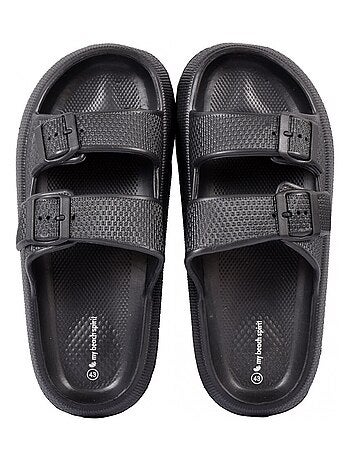 Sandalias mules EVA con hebilla