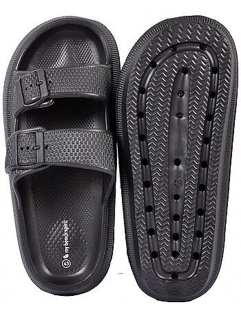 Sandalias mules EVA con hebilla