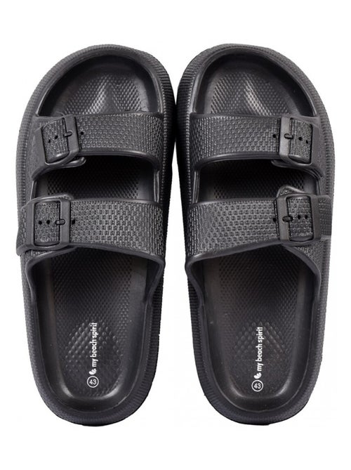 Sandalias mules EVA con hebilla - Kiabi
