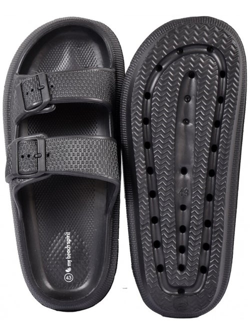 Sandalias mules EVA con hebilla - Kiabi