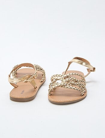Sandalias multi tira trenzadas