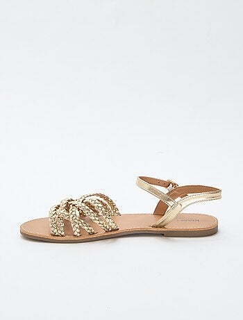 Sandalias multi tira trenzadas