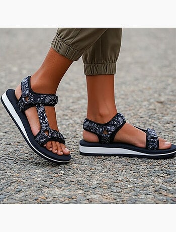 Sandalias muy cómodo, fácil de abrochar Isotoner