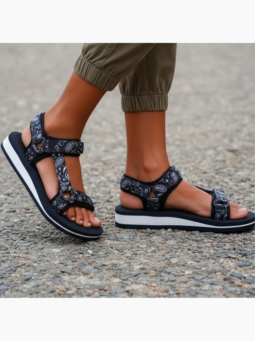 Sandalias muy cómodo, fácil de abrochar  Isotoner - Kiabi