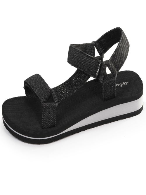 Sandalias muy cómodo, fácil de abrochar  Isotoner - Kiabi
