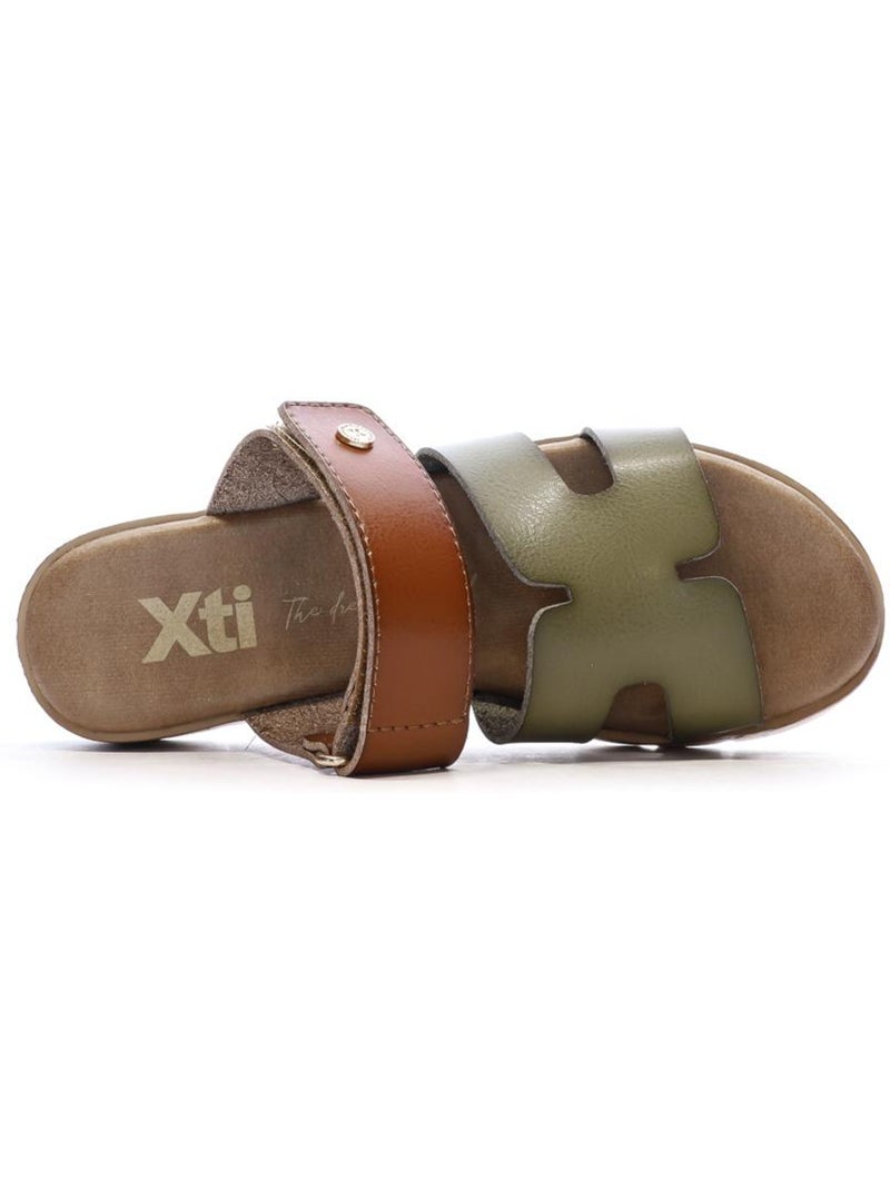 Sandalias para Mujer Beige/Verde - Kiabi