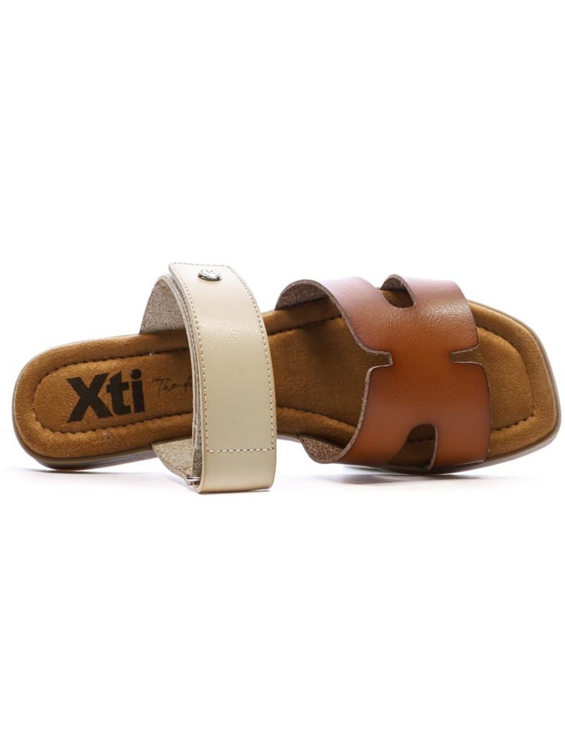 Sandalias para mujer Marrón capuchino - Kiabi