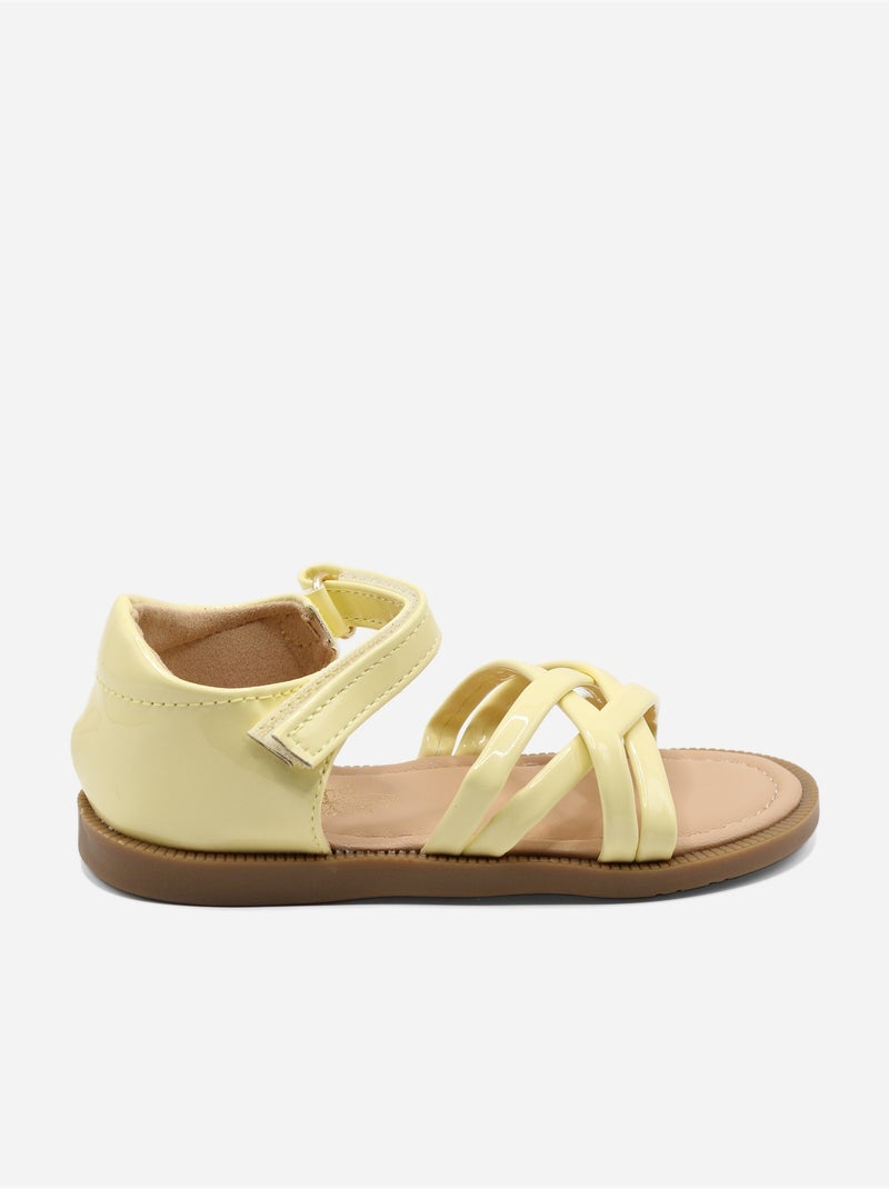 Sandalias para ponerse - Doremi Amarillo - Kiabi