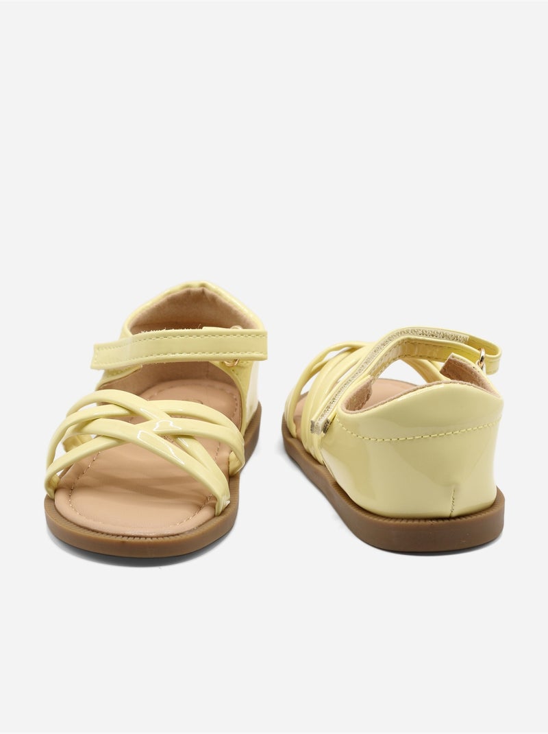 Sandalias para ponerse - Doremi Amarillo - Kiabi