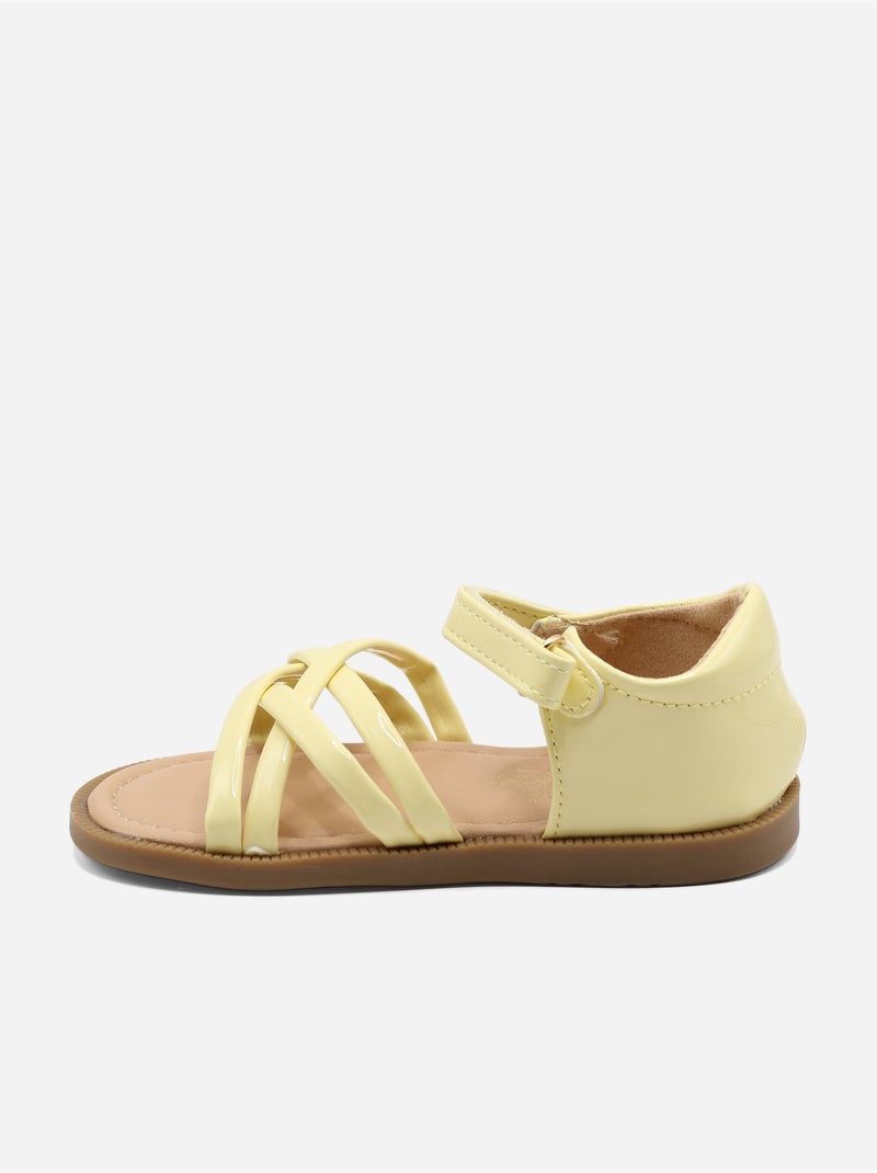 Sandalias para ponerse - Doremi Amarillo - Kiabi