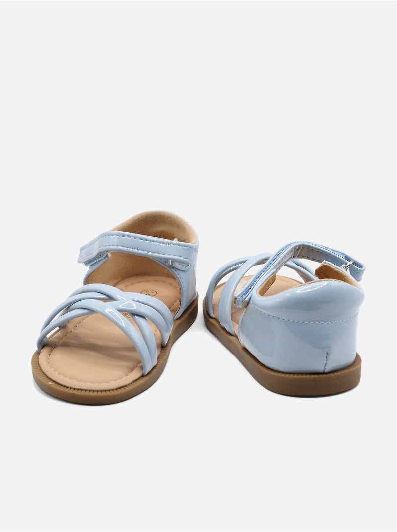 Sandalias para ponerse - Doremi Azul claro - Kiabi