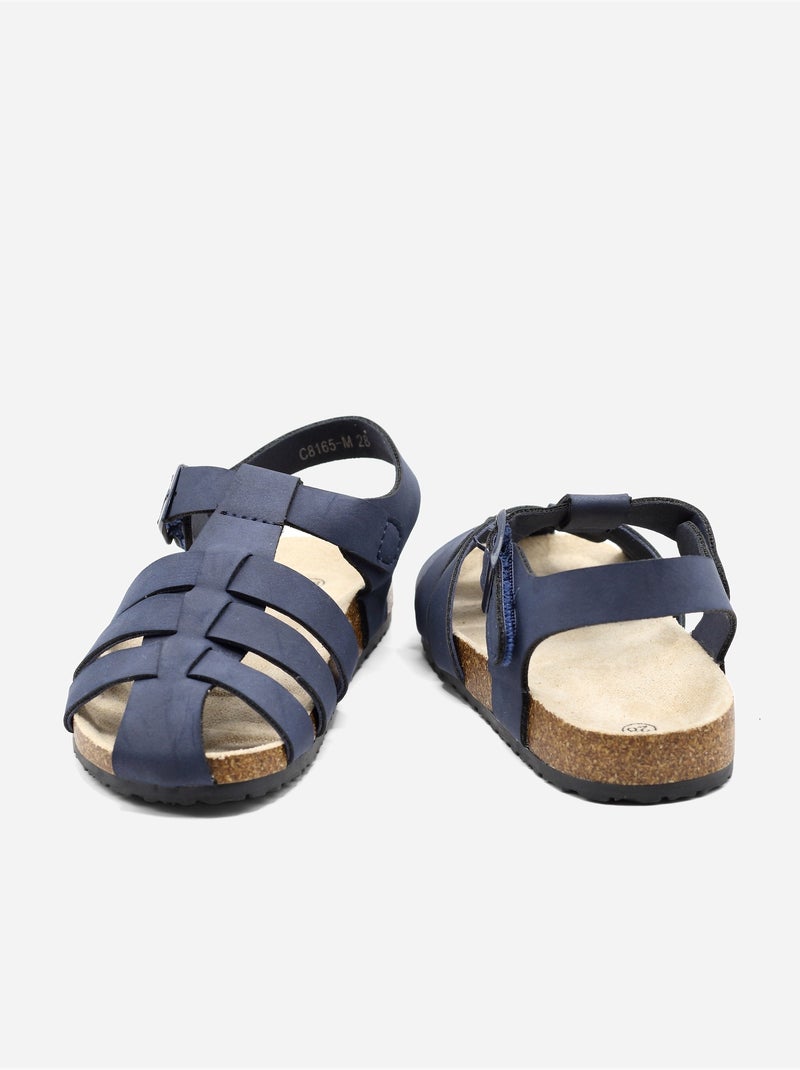 Sandalias para ponerse - Doremi Azul oscuro - Kiabi