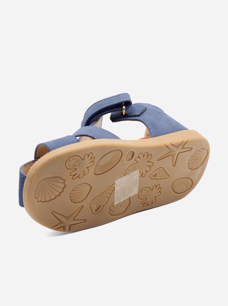 Sandalias para ponerse - Doremi Azul oscuro - Kiabi