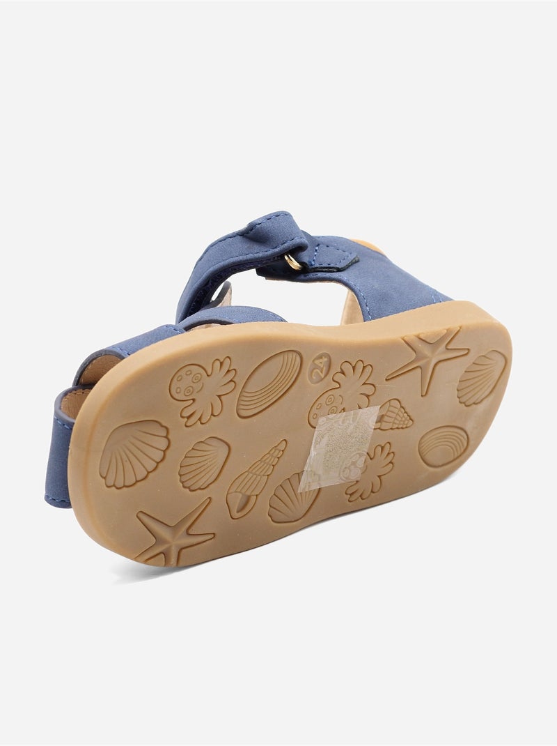 Sandalias para ponerse - Doremi Azul oscuro - Kiabi