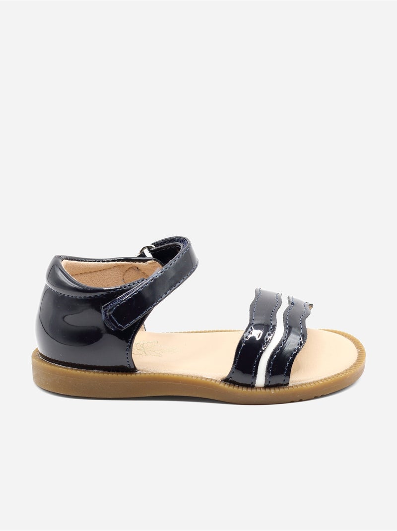 Sandalias para ponerse - Doremi Azul oscuro - Kiabi