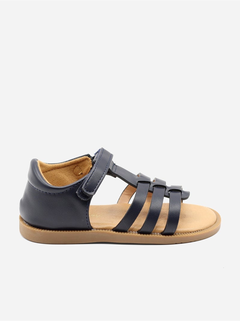 Sandalias para ponerse - Doremi Azul oscuro - Kiabi