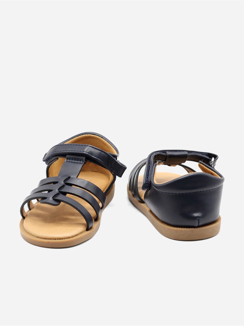 Sandalias para ponerse - Doremi Azul oscuro - Kiabi