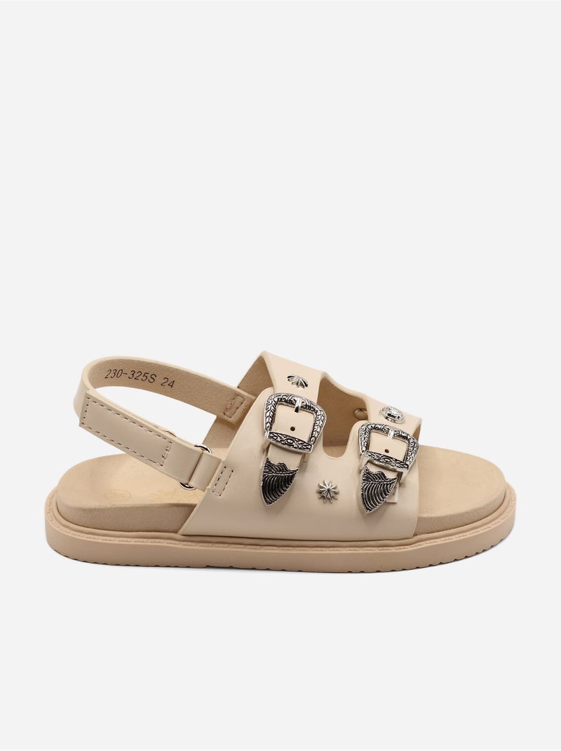 Sandalias para ponerse - Doremi Beige - Kiabi