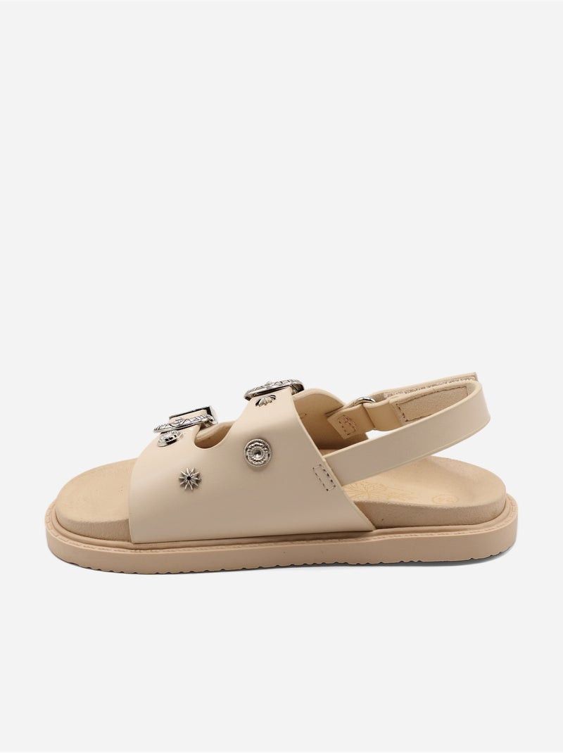 Sandalias para ponerse - Doremi Beige - Kiabi